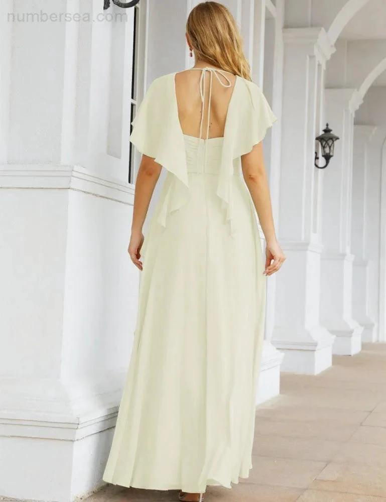 ZapDress Bridesmaid Dresses Backless Formal Prom Gowns for Evening Party Mother of The Bride Dress 28040 (ZD16998)