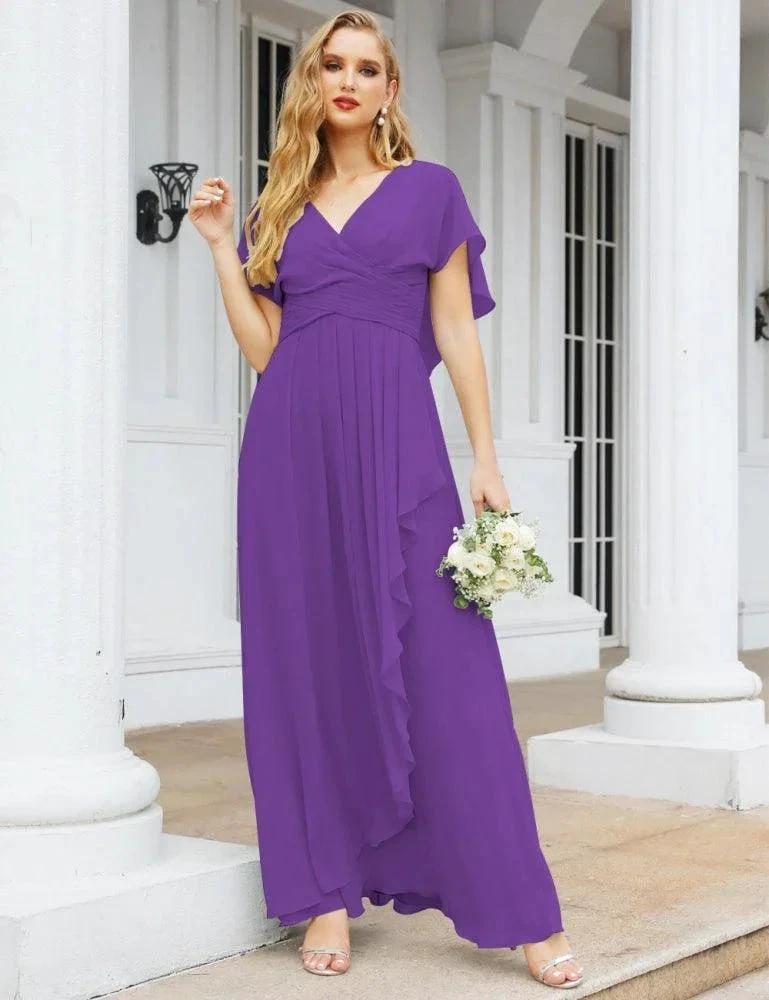Numbersea Bridesmaid Dresses Backless Formal Prom Gowns for Evening Party Mother of The Bride Dress 28040 by numbersea