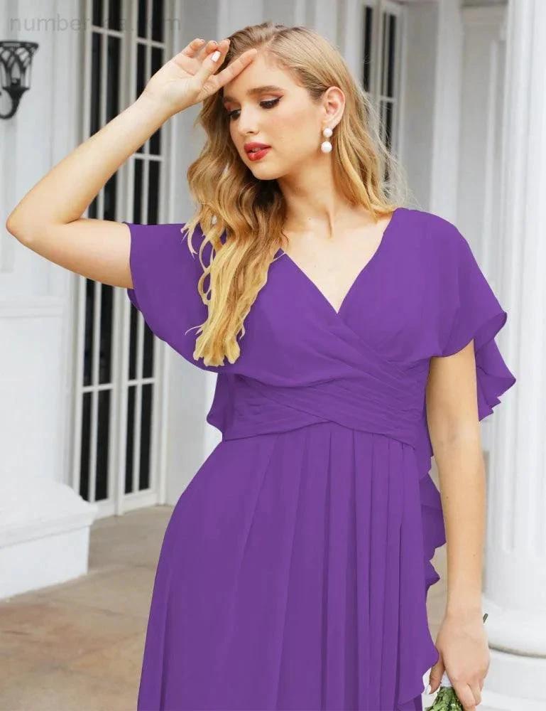ZapDress Bridesmaid Dresses Backless Formal Prom Gowns for Evening Party Mother of The Bride Dress 28040 (ZD16998)