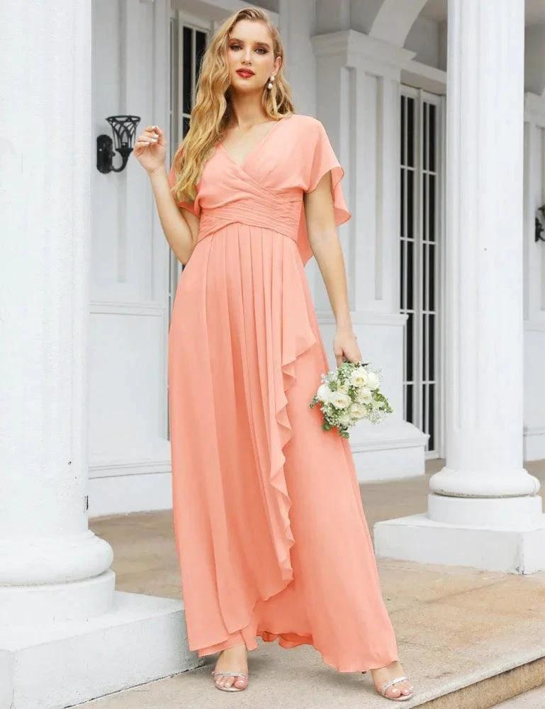Numbersea Bridesmaid Dresses Backless Formal Prom Gowns for Evening Party Mother of The Bride Dress 28040 by numbersea