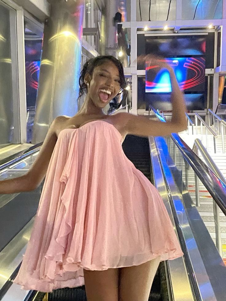 Pink Short Prom Dress Bithday Party Dress