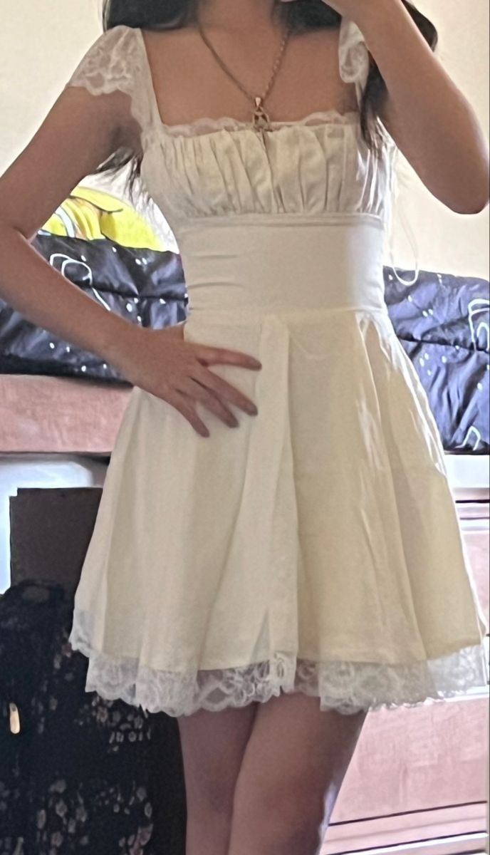 A Line Lace Homecoming Dress Short Party Dress