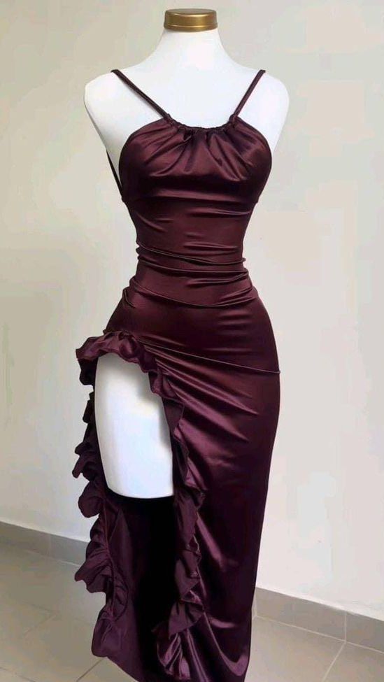 Sexy Women Bodycon Long Dress Backless Strapless Ruffles Party Elegant Evening Dresses - FashionDia