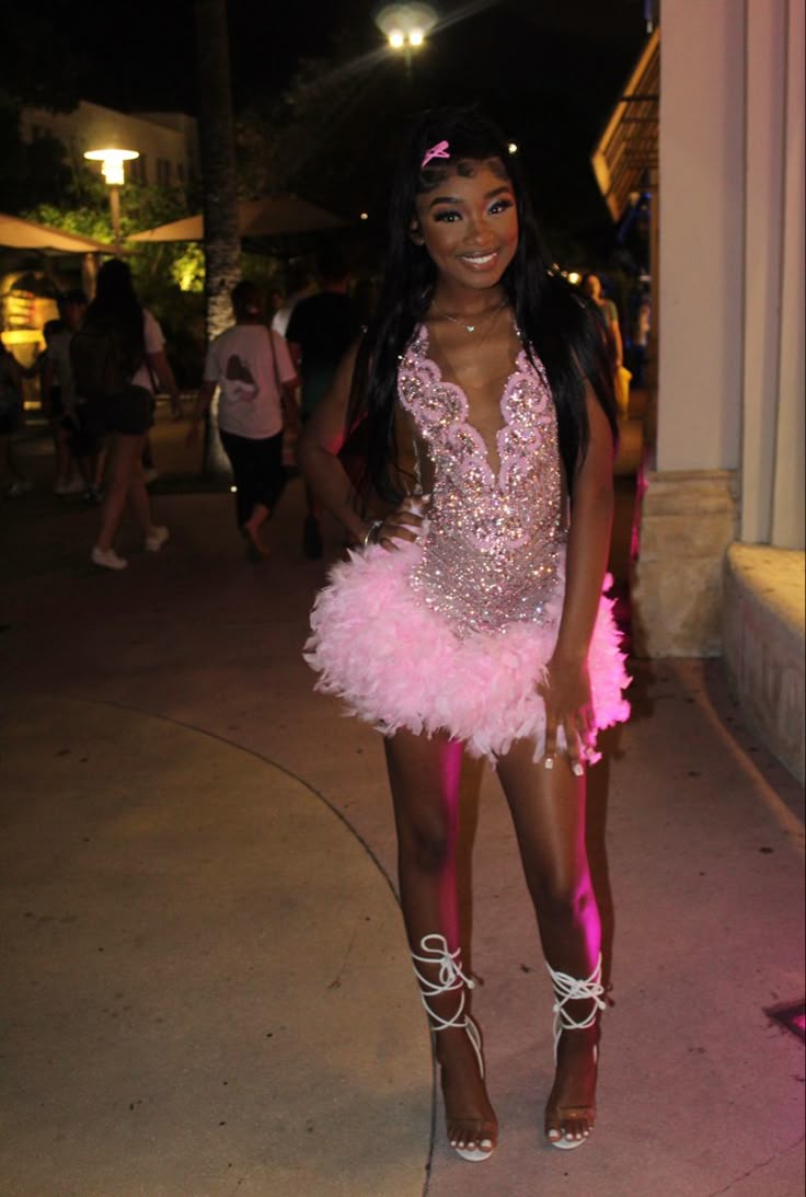 Pink Sexy Beaded Homecoming Dress Short Party Dress    fg7723