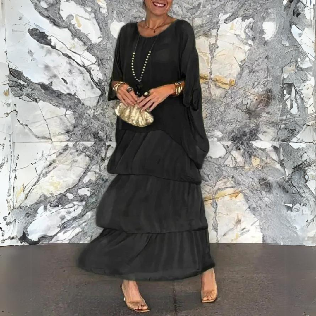 Blanca Timeless Long Dress Chic Silhouette Collection