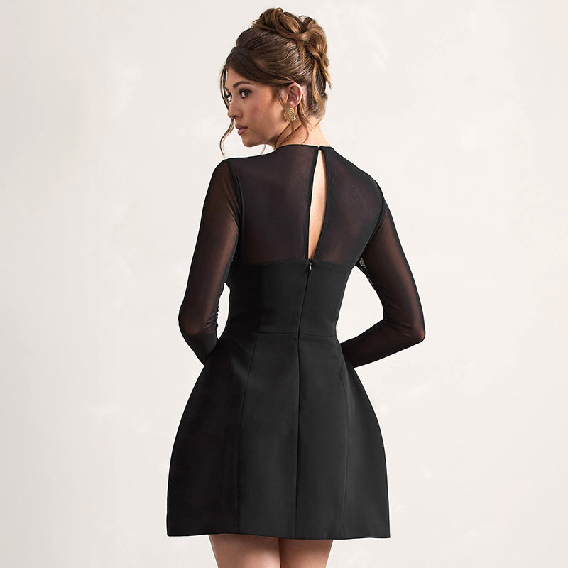 Rhythm Mini Dress Black