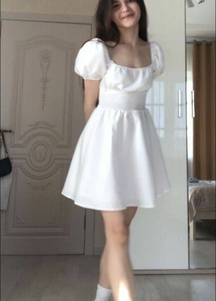 White Birthday Outfit Short Evening Dress Cocktail Dresses Short Party Dress Homecoming Dress - View 2 | VelvetHem