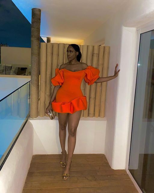 Orange Short Homecoming Dress,Sheath Party Dress