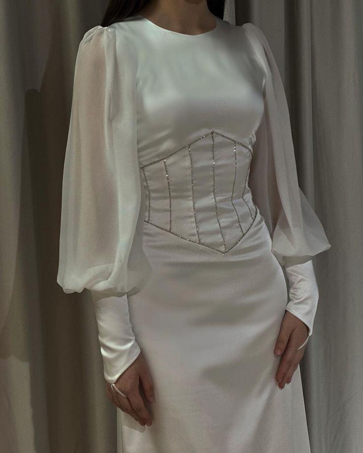 Charming Round Neck Long Prom Dresses Formal Evening Dress