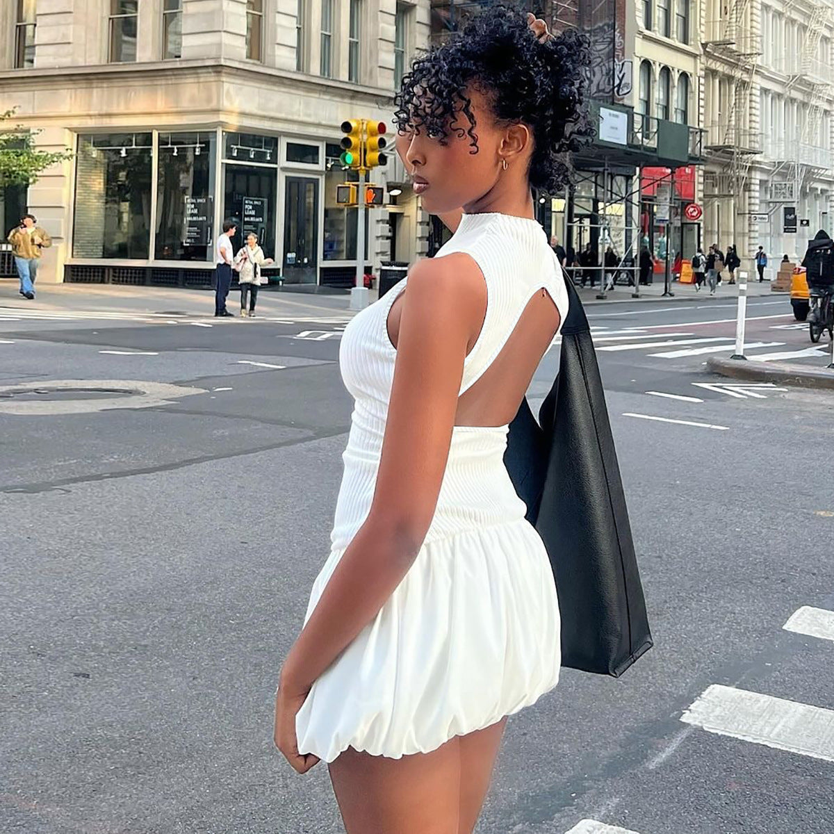 Bliss Mini Dress White