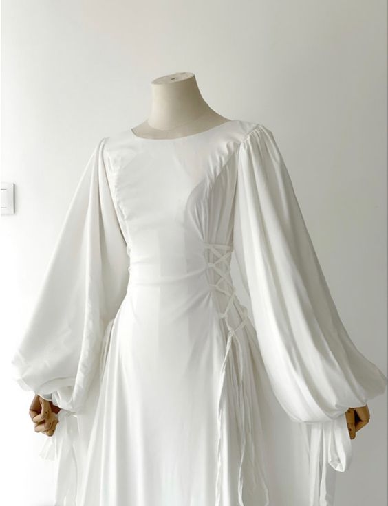 A-Line Long Prom Dress, Unique Evening Dress - FashionDia