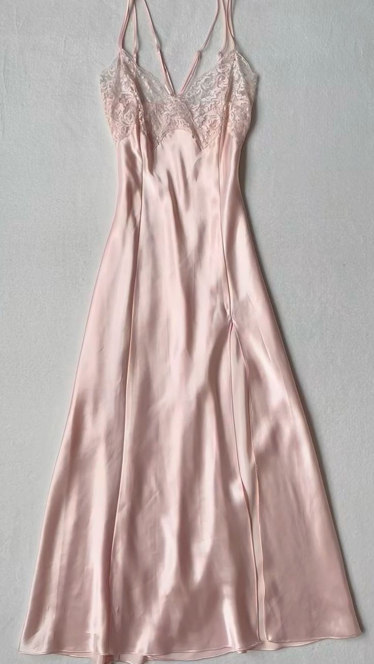 Spaghetti Straps Pink Long Prom Dress Evening Dresses fg6687 - VelvetHem