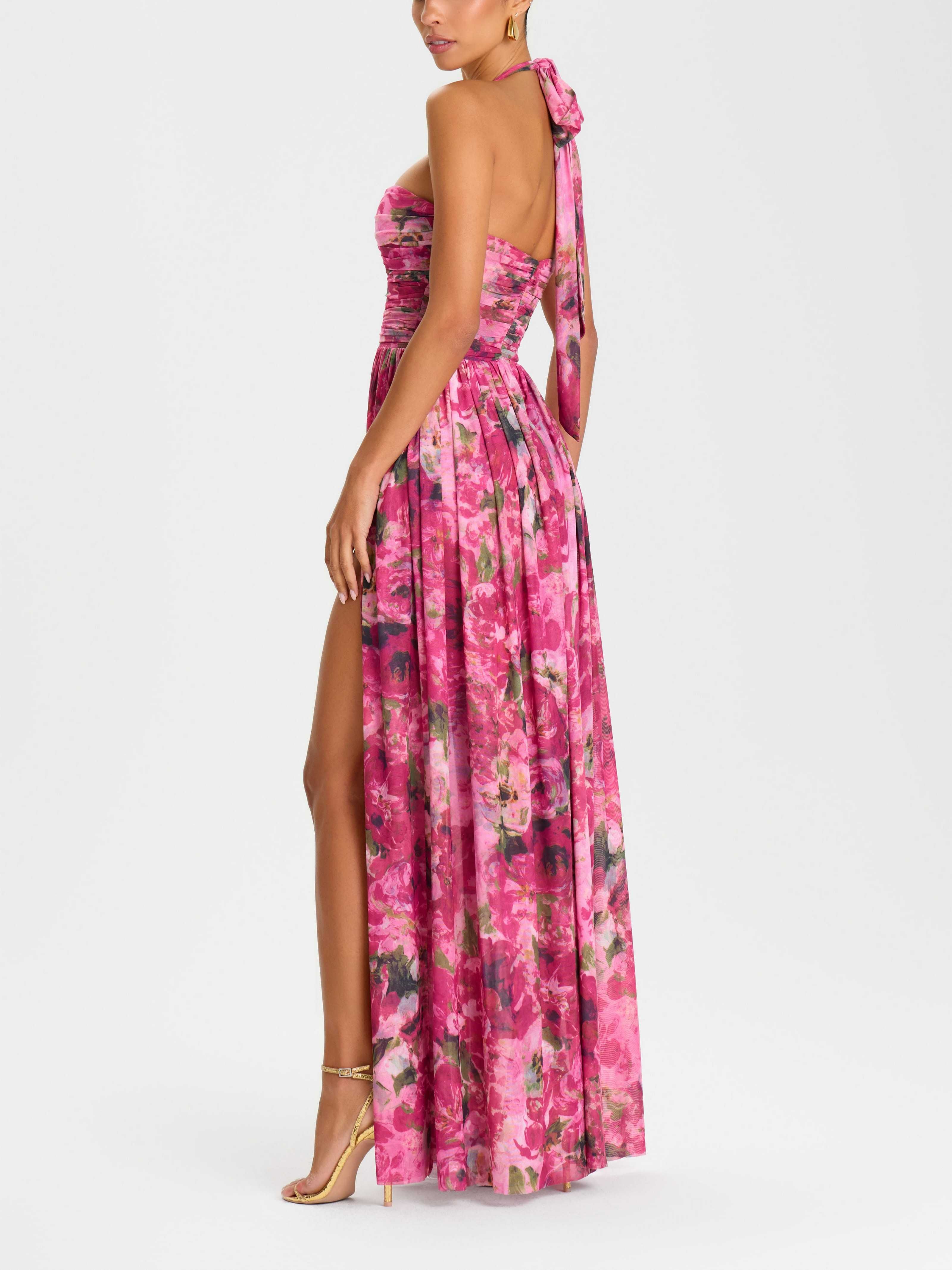 Aria Floral Maxi Dress
