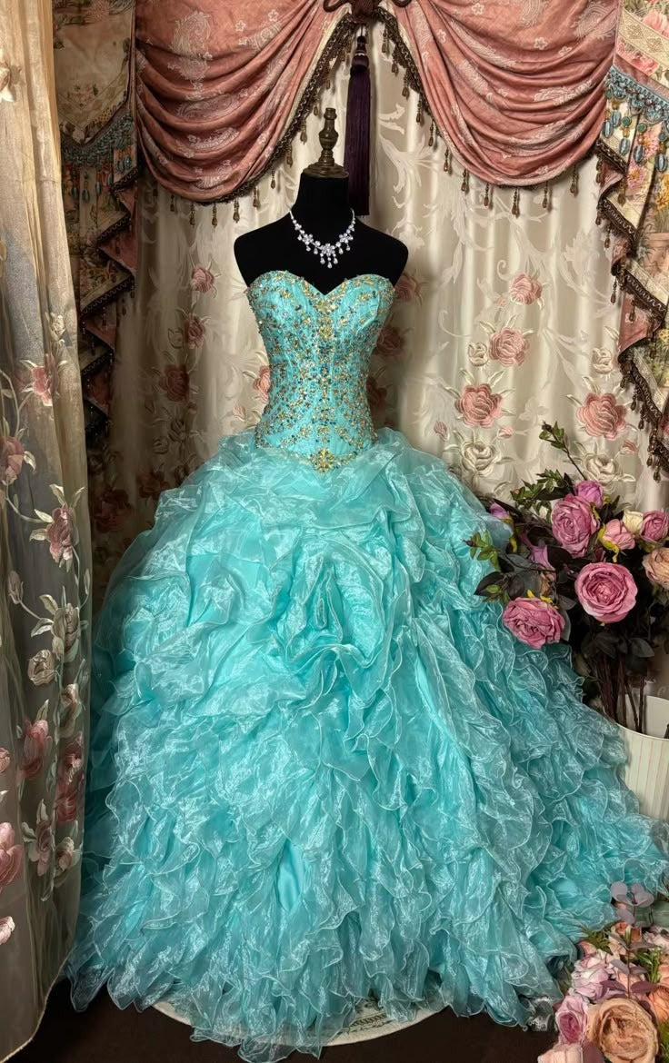 A Line Strapless Vintage Prom Dress Long Evening Dress