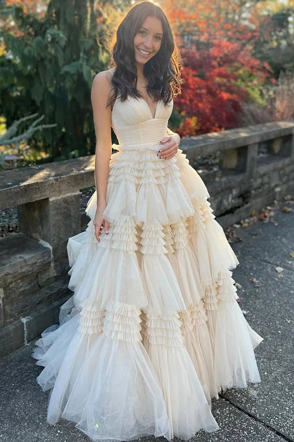 Sexy Daffodil A-Line Doric Sweetheart Long Prom Dress
