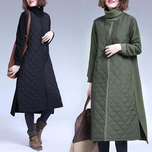 plus size vintage women casual loose autumn winter party elegant dress clothes 2020 ladies dresses