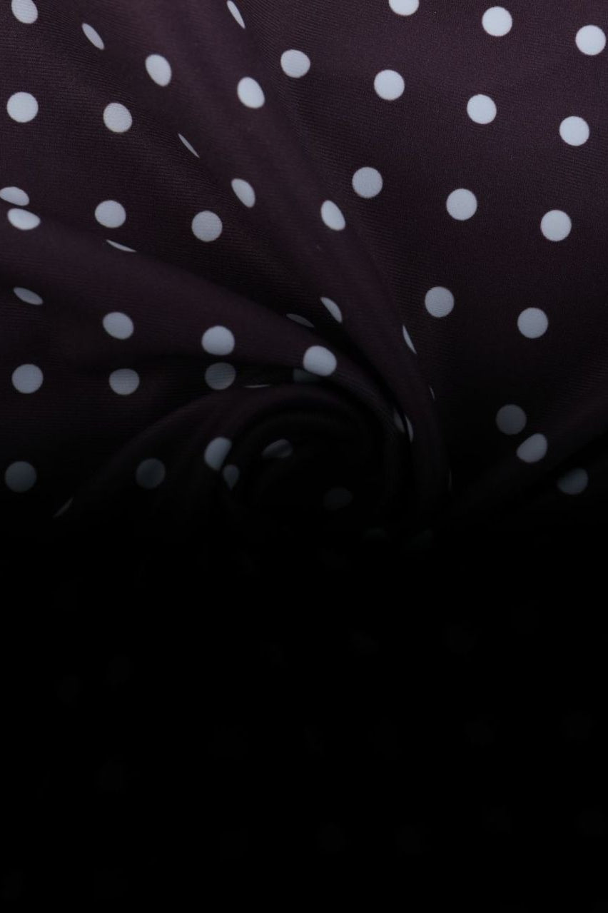 Polka Dot Cami Bodycon Maxi Dress - View 4 | VelvetHem
