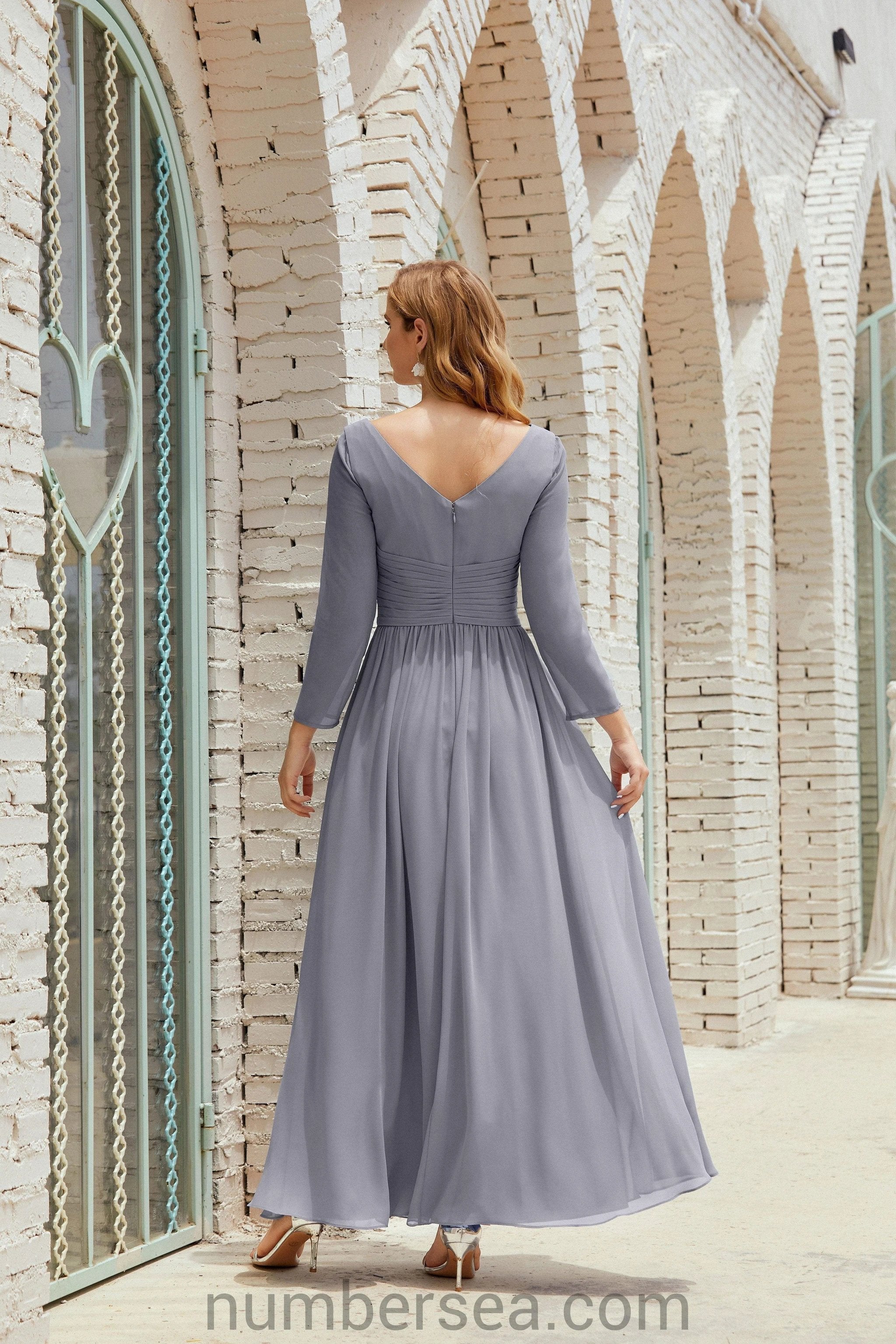 ZapDress Bridesmaid Dress Chiffon Formal Party Dress Evening Dress 28016 (ZD16992)