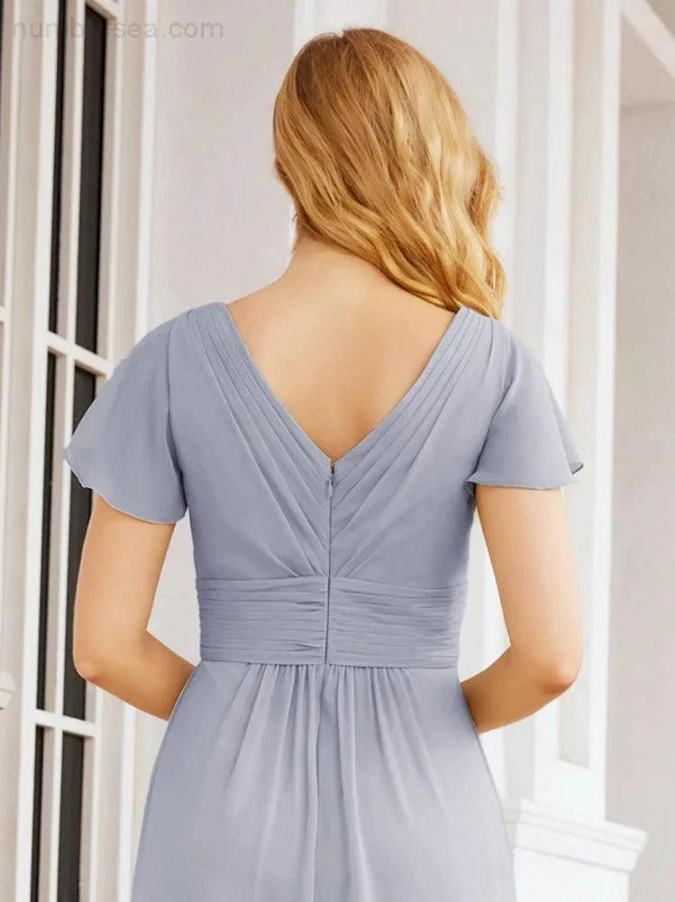ZapDress Formal Prom Gowns for Mother of The Bride Cap Sleeves Bridesmaid Dress 28047 (ZD16958)