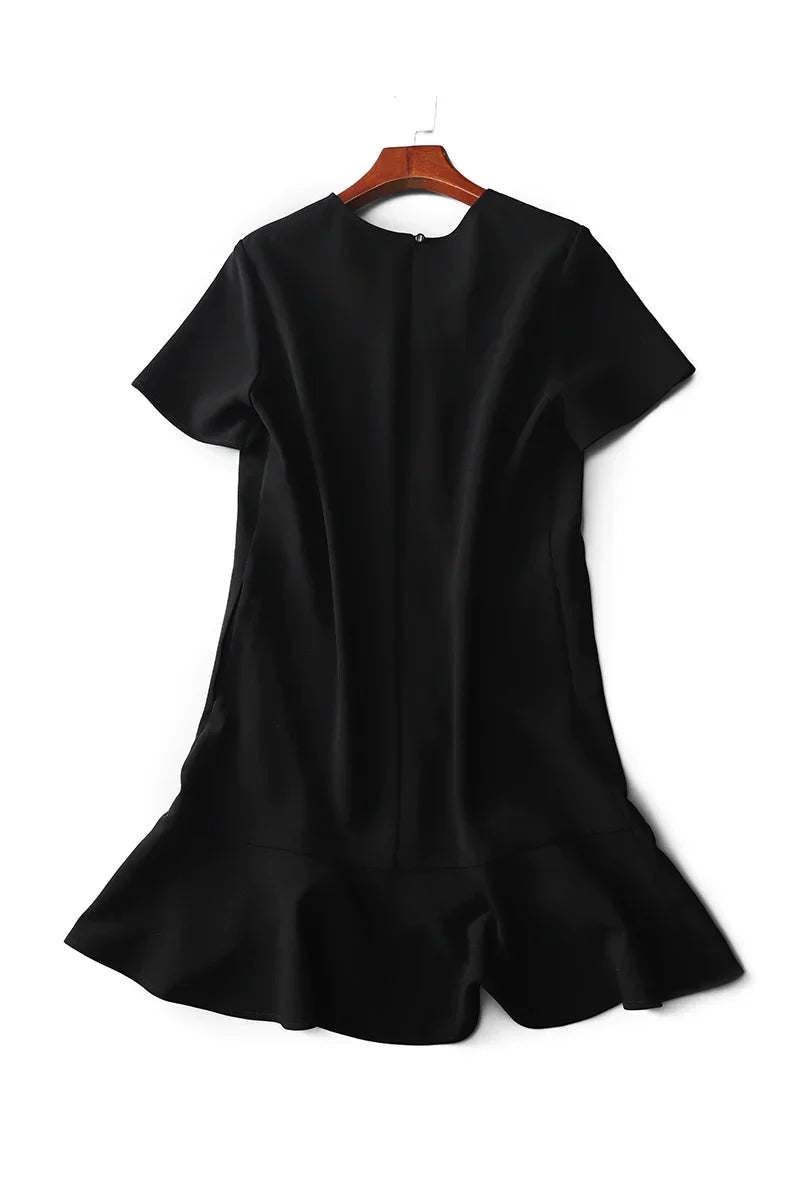 Isolda Effortless Short Sleeve Dress for Women Chic Silhouette Collection