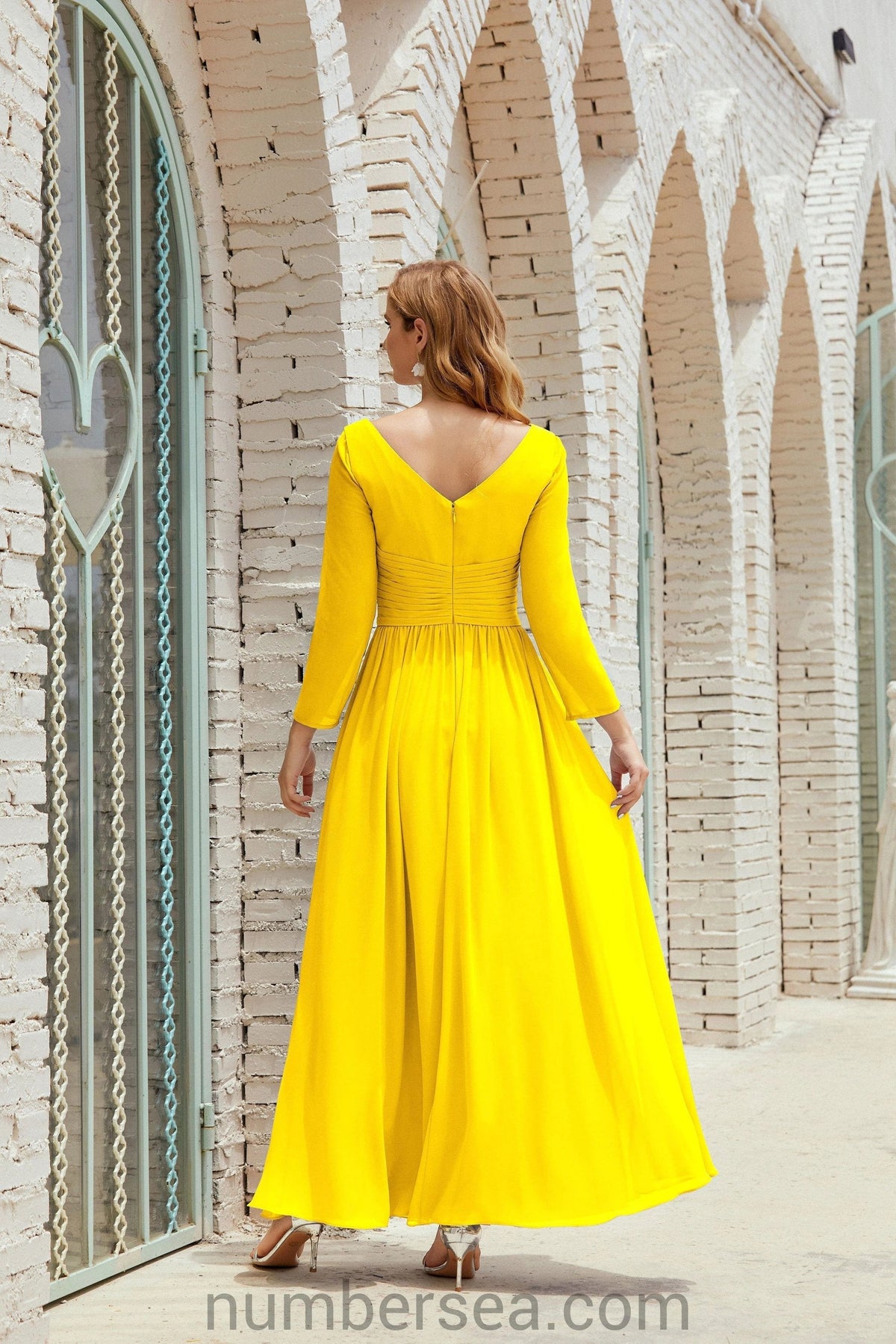 ZapDress Bridesmaid Dress Chiffon Formal Party Dress Evening Dress 28016 (ZD16992)
