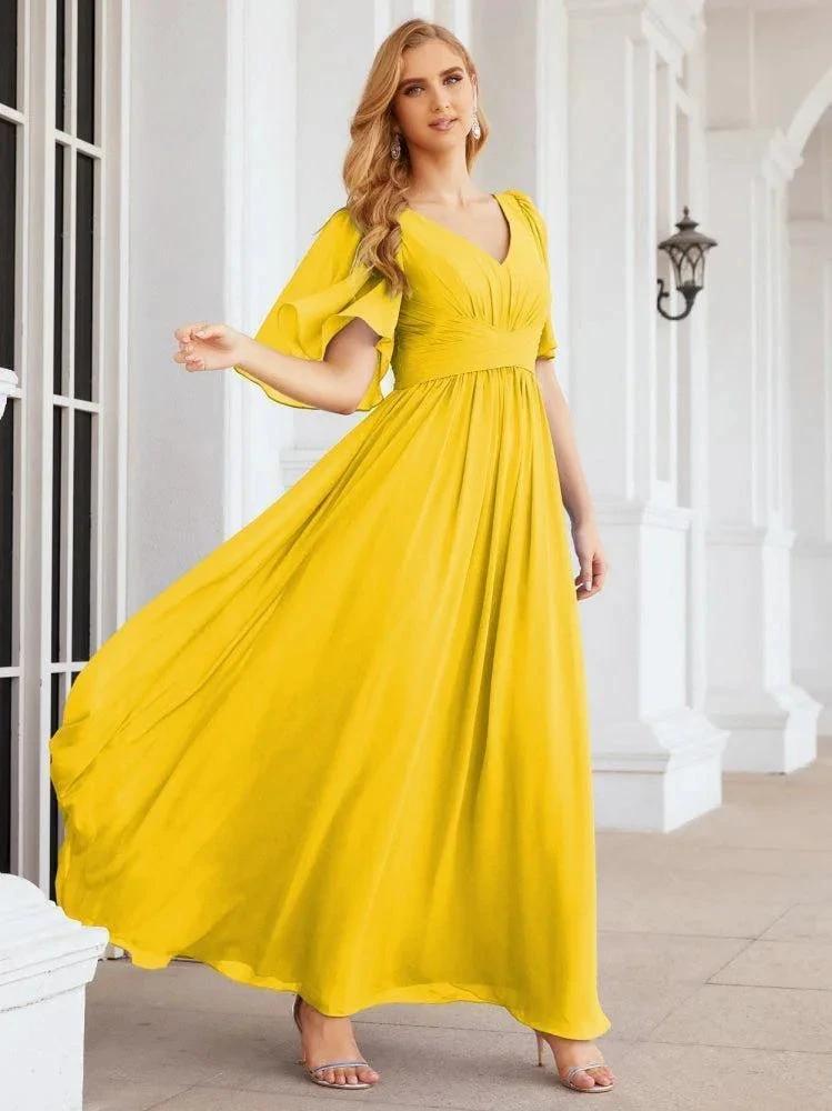 Numbersea Bridesmaid Dresses for Women Wedding Long Party Prom Dress 28068 by numbersea
