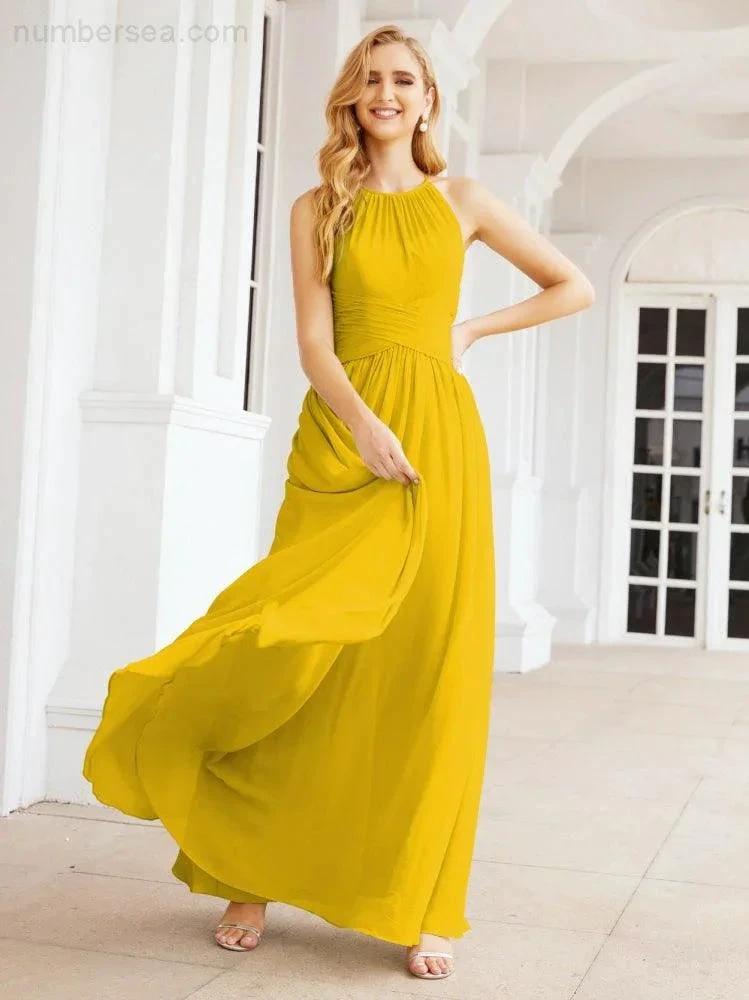 ZapDress Sleeveless Bridesmaid Dresses Long Prom Gown Zipper with Keyhole Back 28056 (ZD17040)