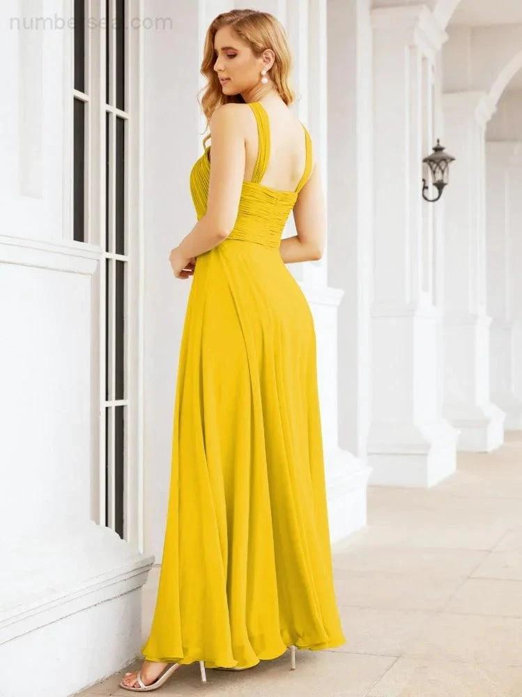 ZapDress Crisscross Halter Bridesmaid Dresses for Party Wedding Evening Prom Maxi Ball Gowns 28053 (ZD17037)