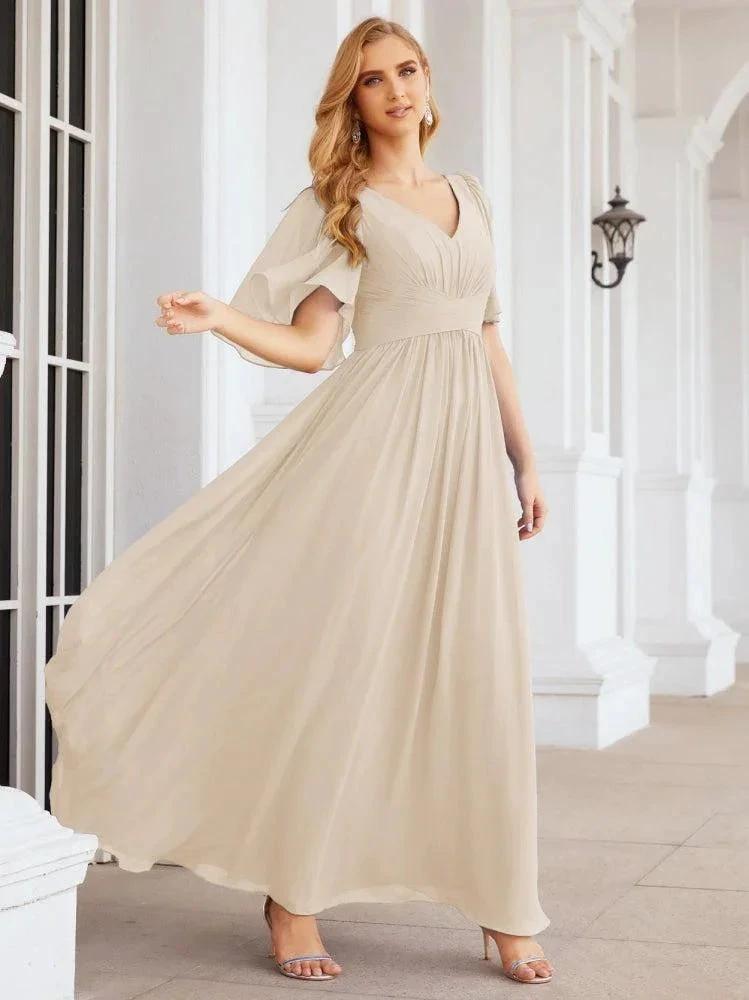 Numbersea Bridesmaid Dresses for Women Wedding Long Party Prom Dress 28068 by numbersea