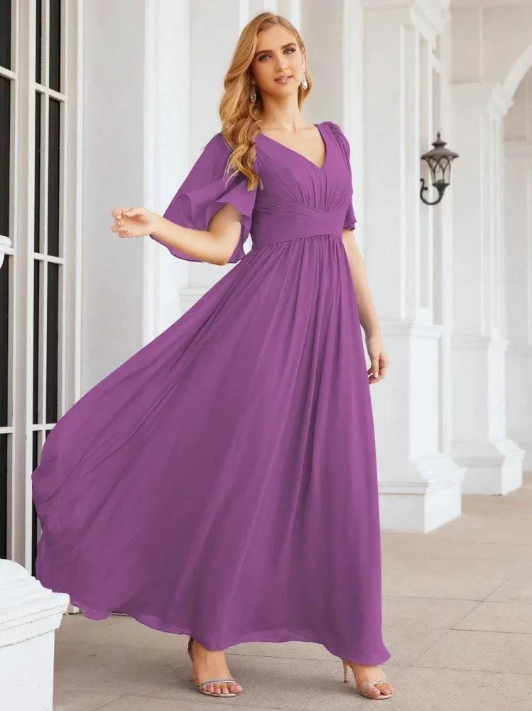 Numbersea Bridesmaid Dresses for Women Wedding Long Party Prom Dress 28068 by numbersea