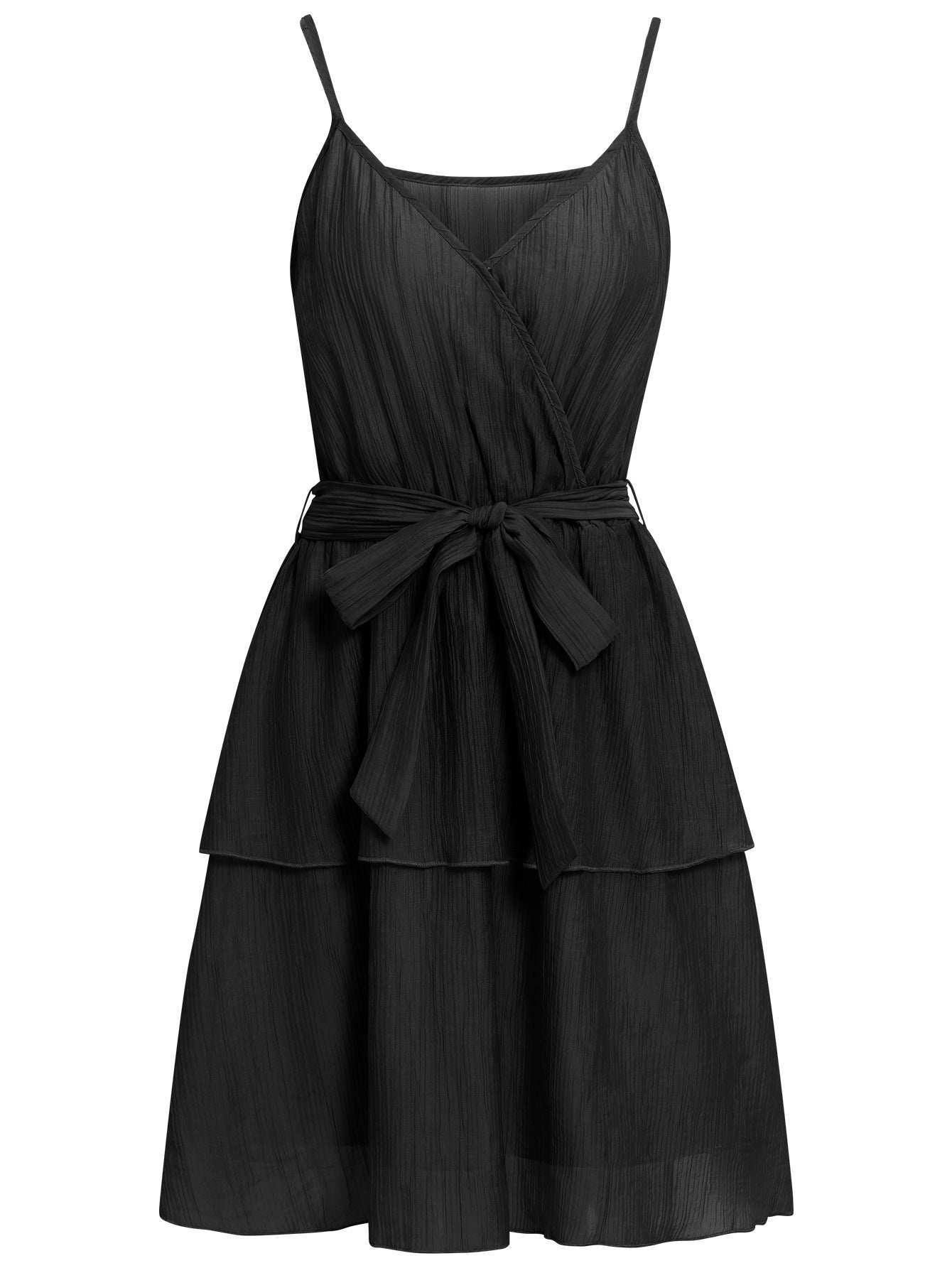 V Neck Sky Blue A Line Short Graduation Party Dress - Fashionpara