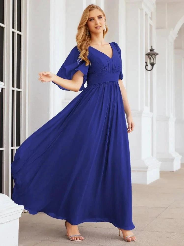 Numbersea Bridesmaid Dresses for Women Wedding Long Party Prom Dress 28068 by numbersea