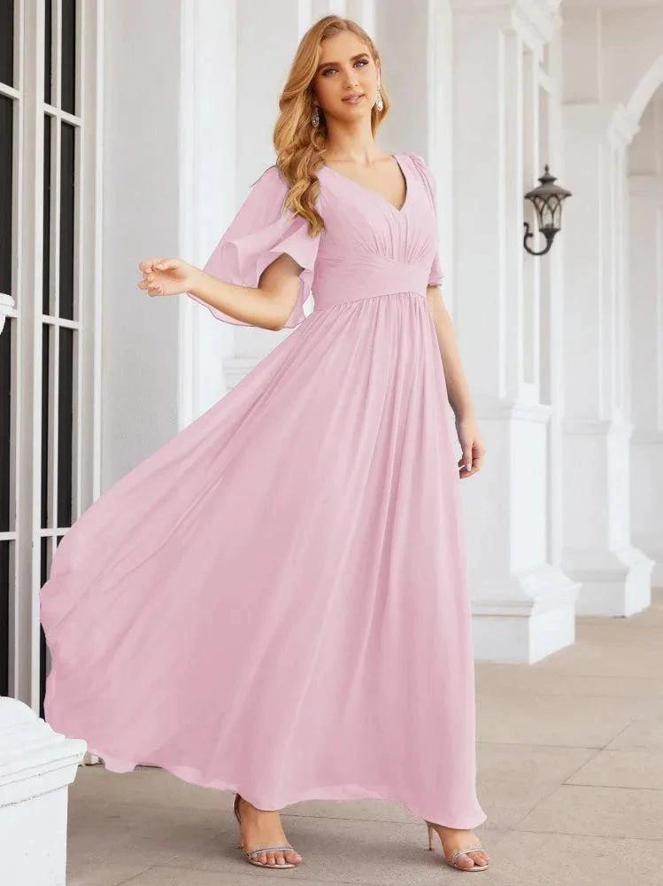 Numbersea Bridesmaid Dresses for Women Wedding Long Party Prom Dress 28068 by numbersea