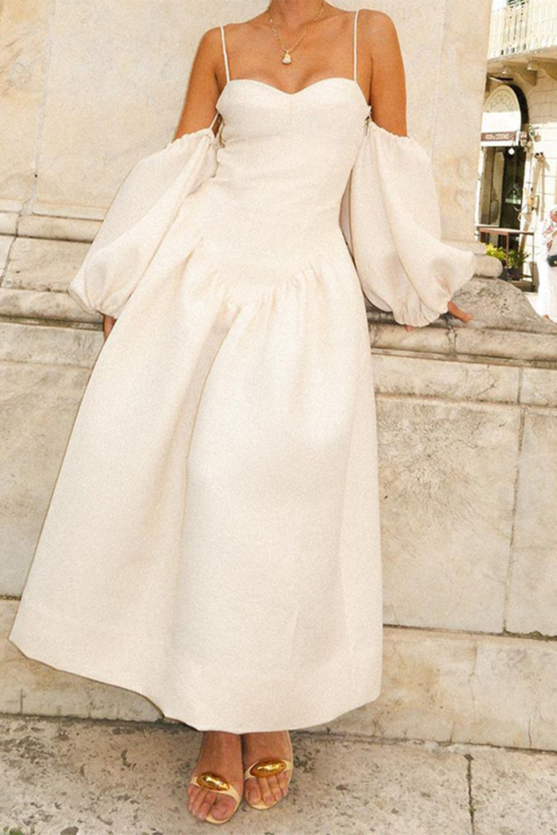 Sexy Solid Color Pocket V Neck Evening Dresses - View 2 | VelvetHem