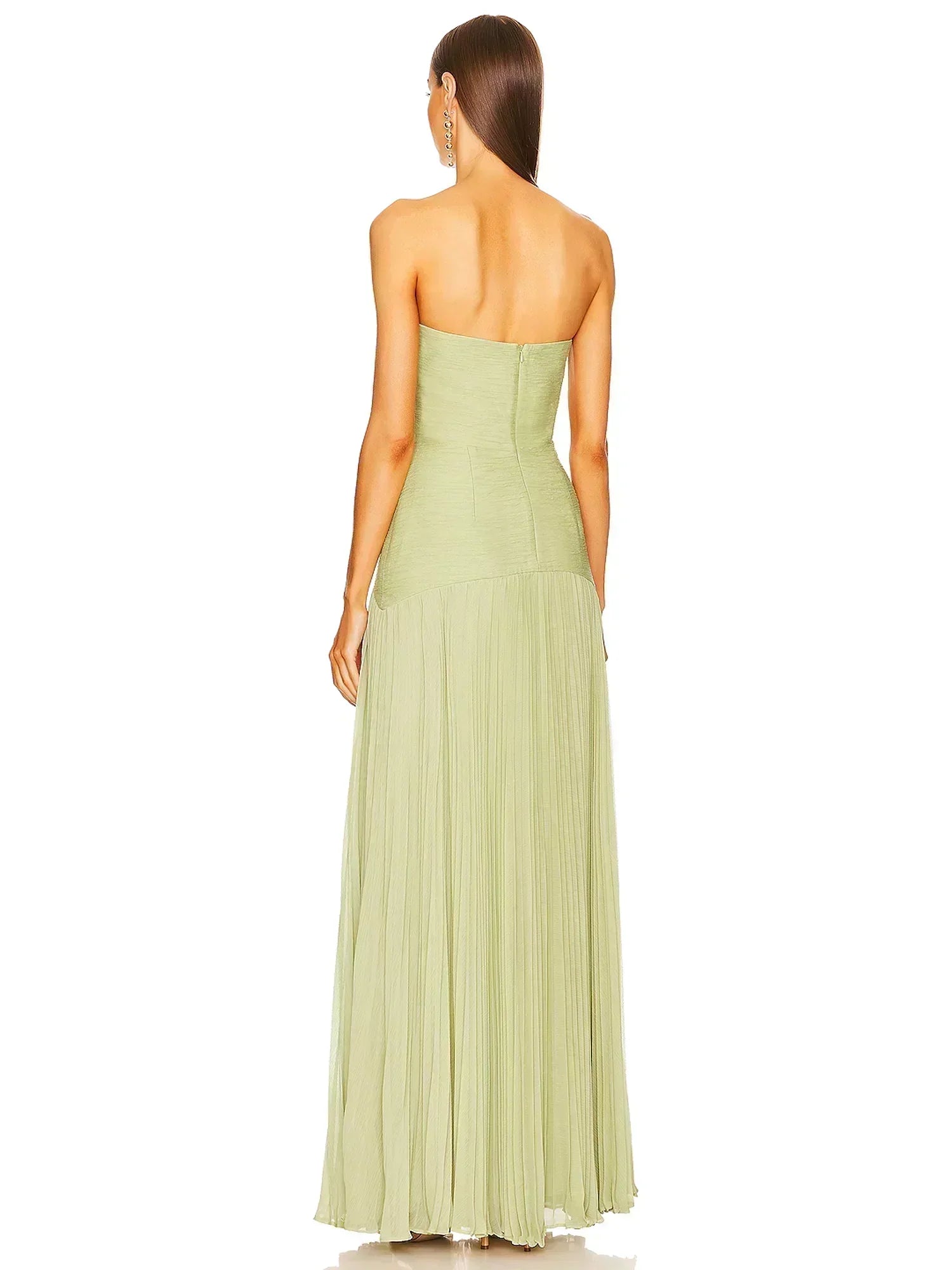 SABRINA SLEEVELESS DROP - WAIST MAXI DRESS