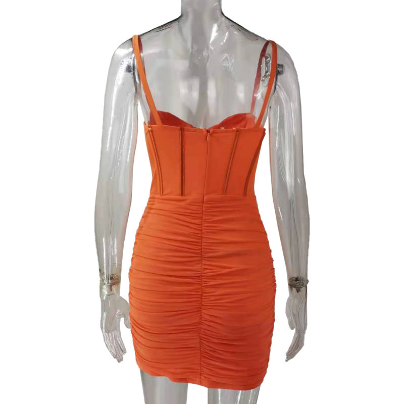 Cupid's Dream Mini Dress Orange