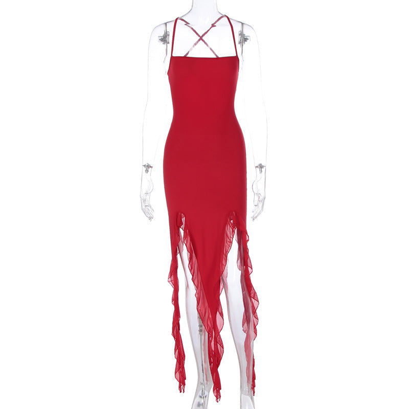 Afia Dress Red