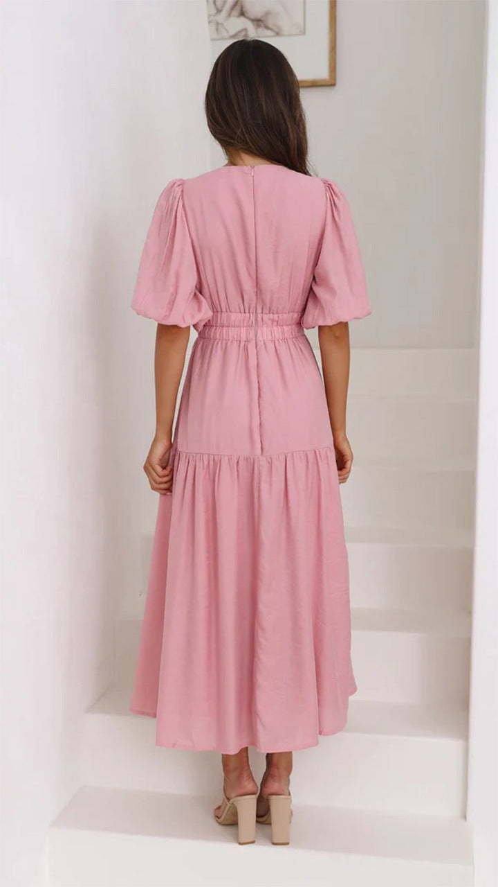Brunch It Right Midi Dress Pink