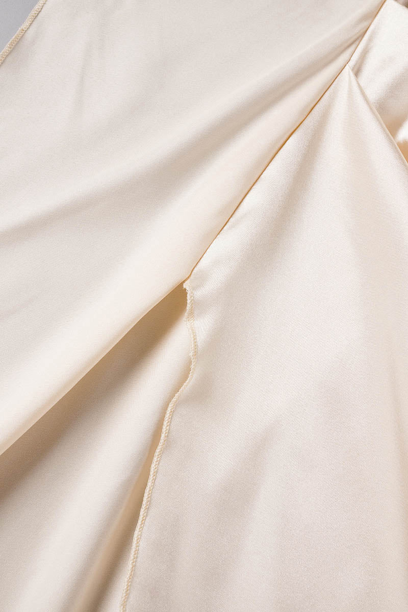 Sexy Formal Solid Backless Slit Oblique Collar Evening Dress Dresses - View 15 | VelvetHem