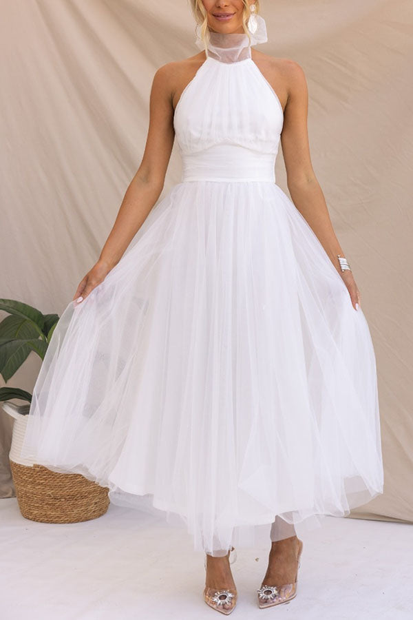 Maricela Effortless Dress with a Long Skirt Boutique Collection