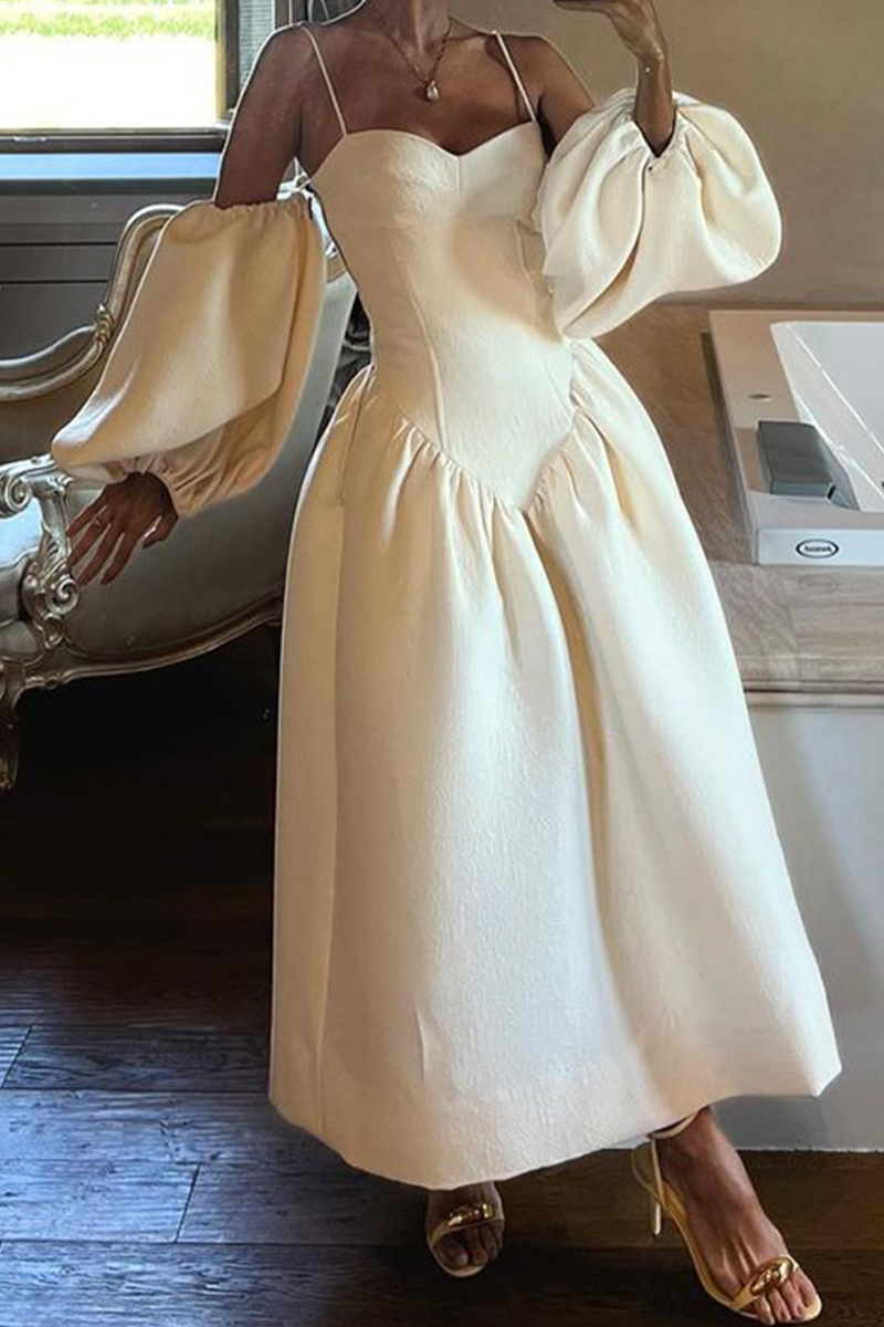 Sexy Solid Color Pocket V Neck Evening Dresses - VelvetHem