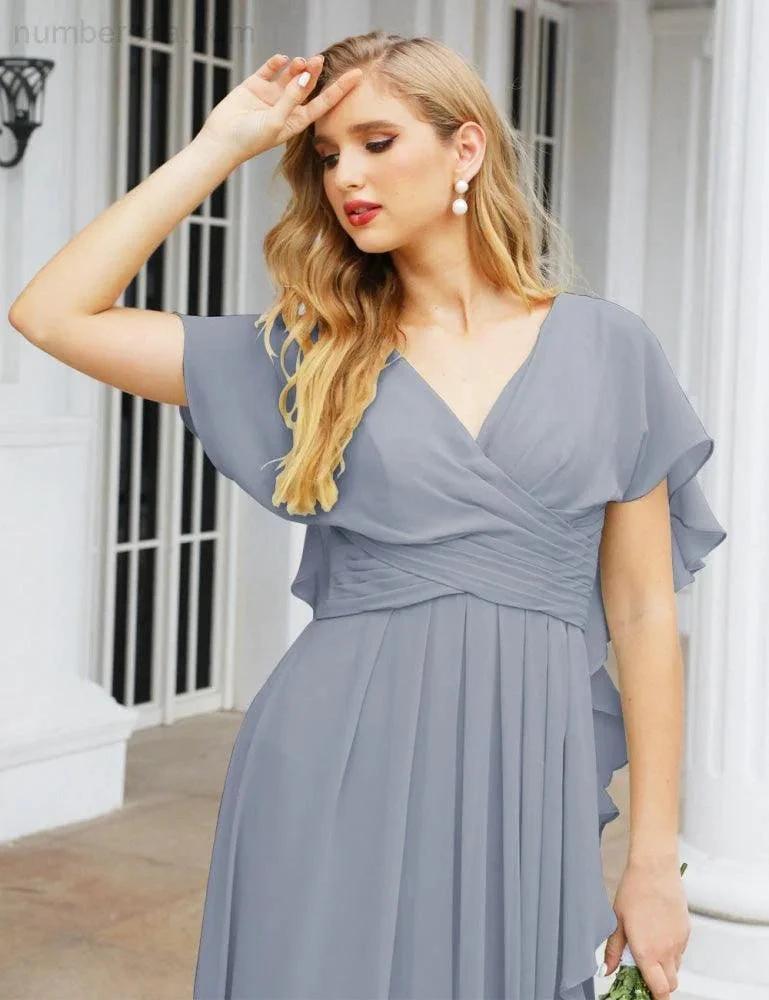 ZapDress Bridesmaid Dresses Backless Formal Prom Gowns for Evening Party Mother of The Bride Dress 28040 (ZD16998)