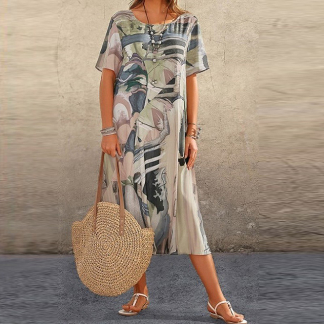Eva Simple and Stylish Summer Dress for Women Smart Casual Outfit