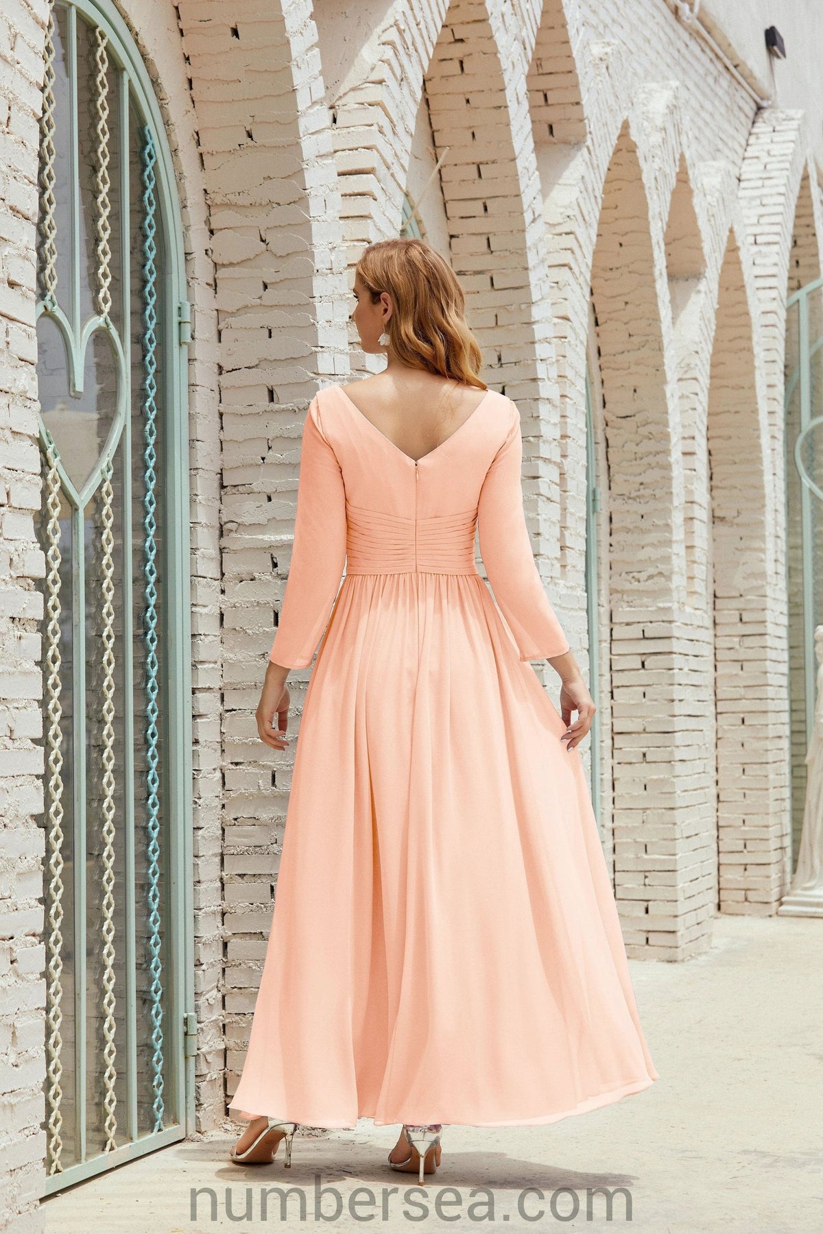 ZapDress Bridesmaid Dress Chiffon Formal Party Dress Evening Dress 28016 (ZD16992)