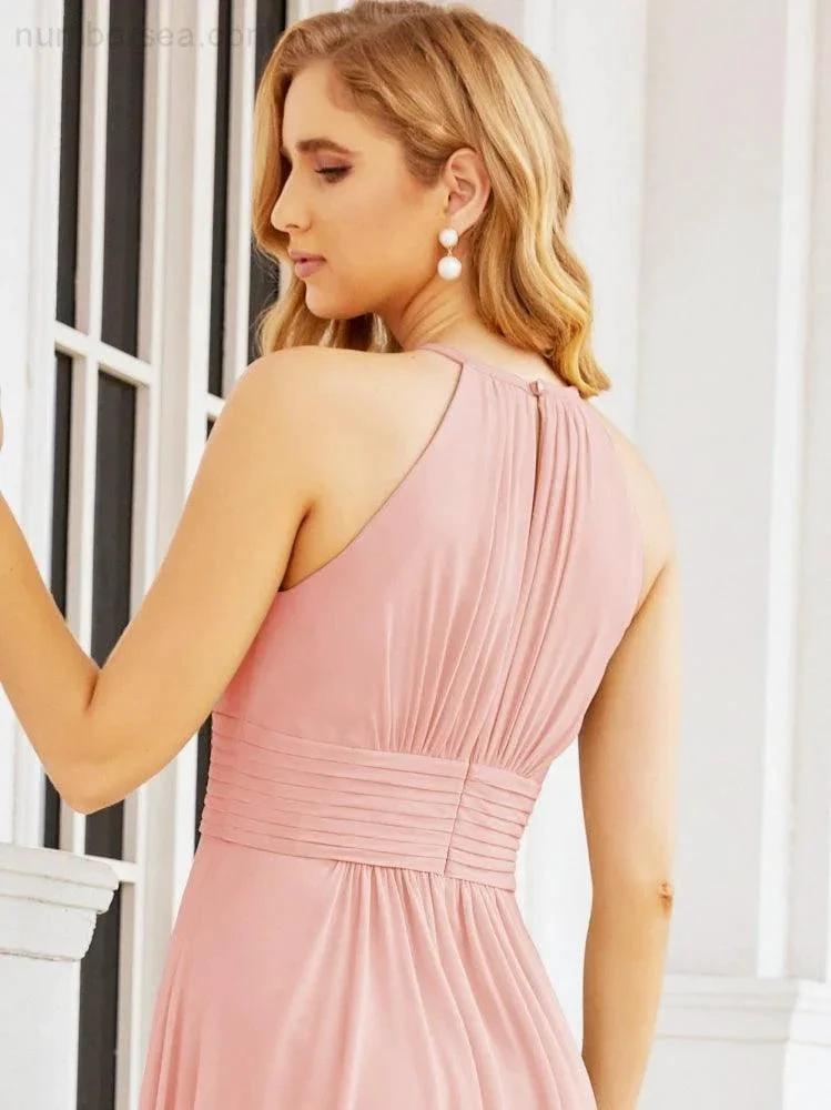 ZapDress Keyhole Bridesmaid Dresses Sleeveless Formal Evening Party Prom Gowns 28043 (ZD17032)