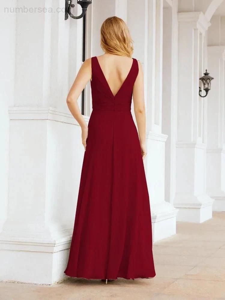 ZapDress Bridesmaid Dresses for Wedding Ruffles Long Formal Prom Gowns 28039 (ZD16999)