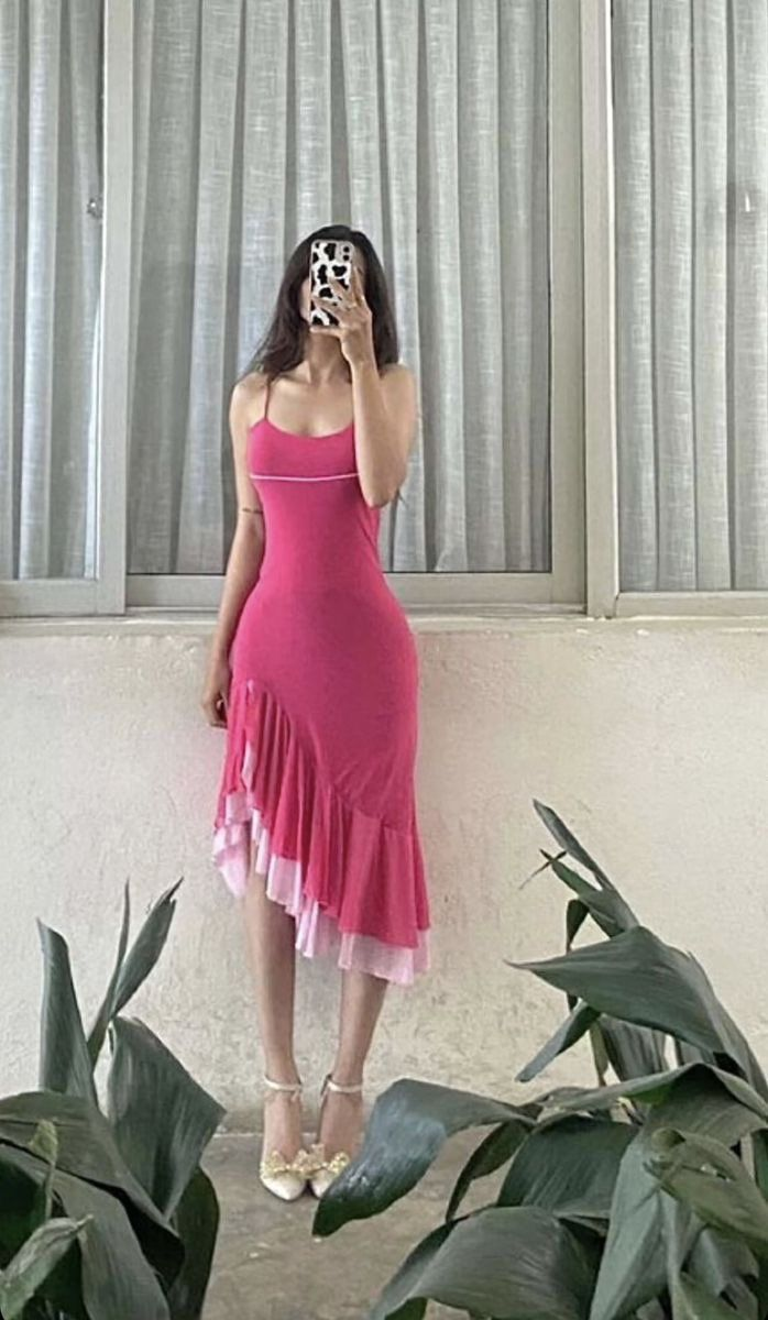 Elegant Straps Ruffles Mermaid Prom Dress Chiffon Party Evening Gown