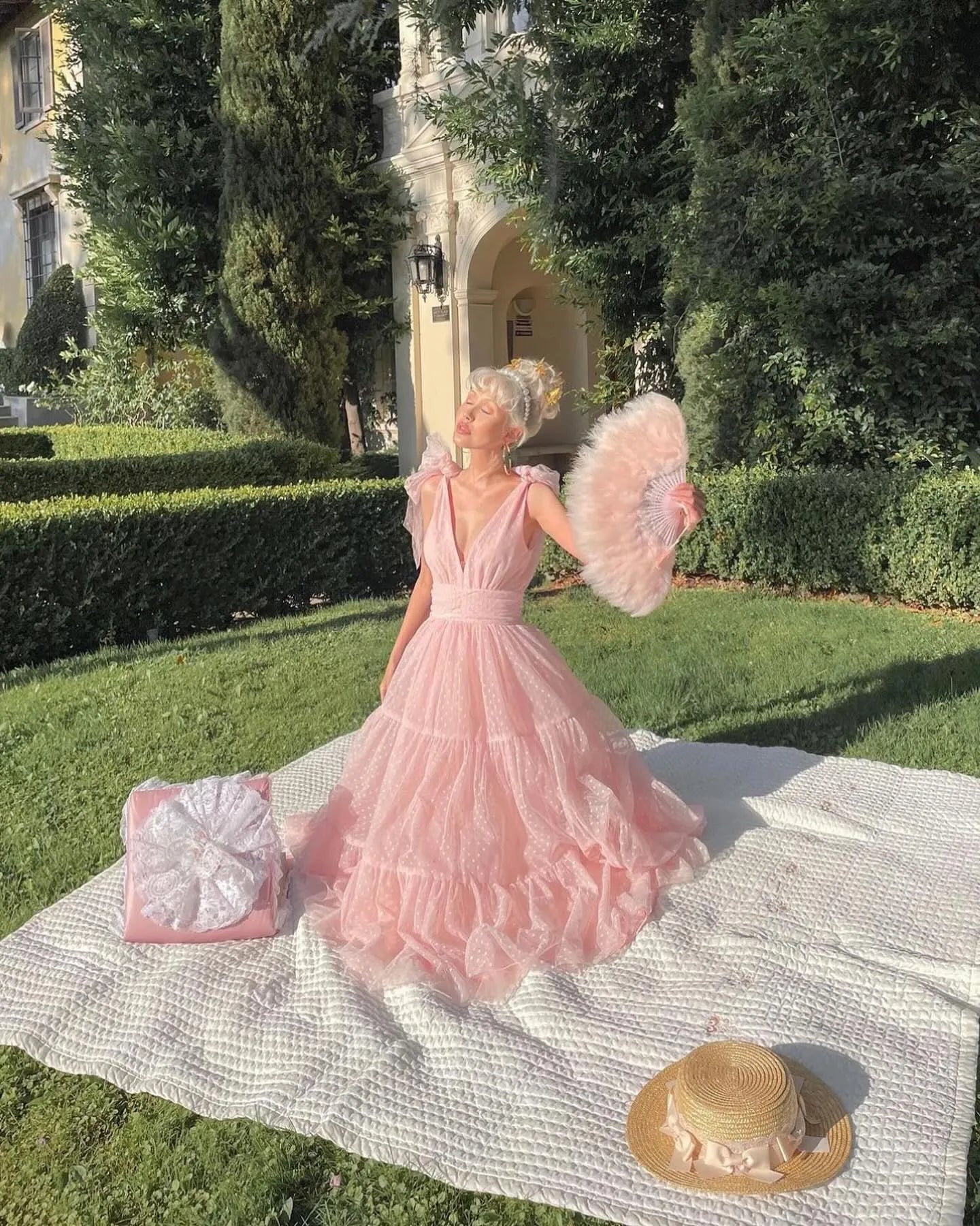 Pink Tulle Prom Dresses Deep V-Neck Pleat Ruched Above Knee Mini Gowns Homecoming Dress Graduation Party