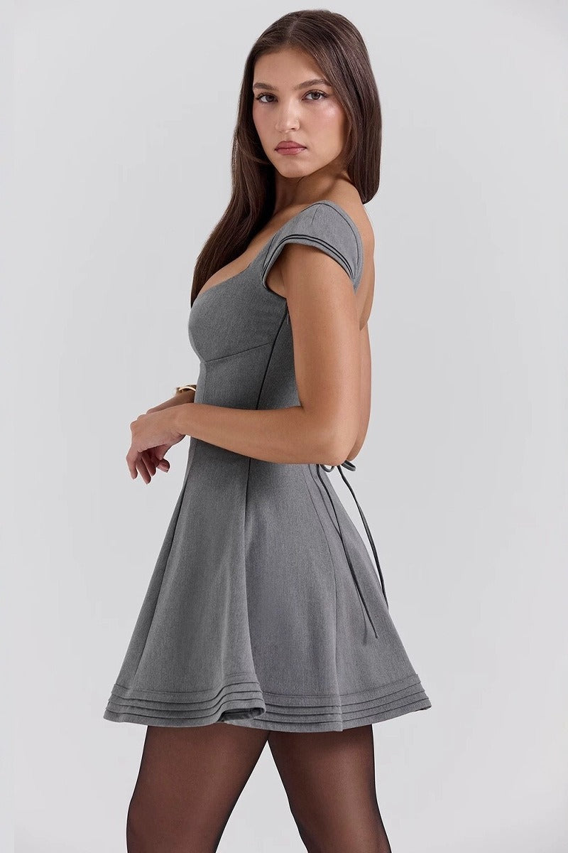 Defined Waist Work Dress - View 2 | VelvetHem