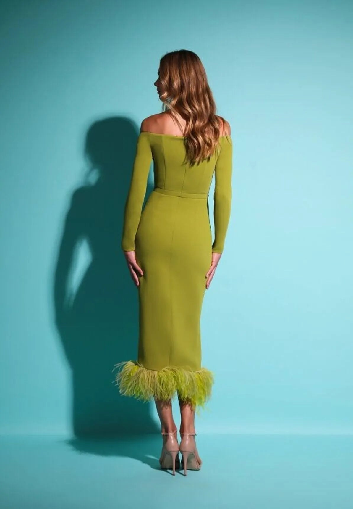 Fashion Purple Mermaid Prom Dress Satin Long Sleeves Sequineds Long Cape Floor Length Evening Dress vestido de gala